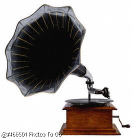 Antique gramaphone